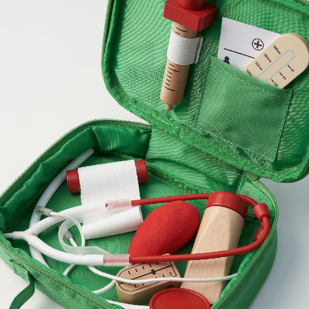 IKEA BARKBORRE Set De Médico De Juguete 7 Piezas