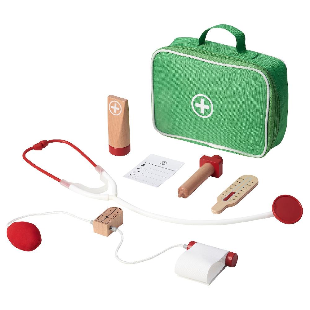 IKEA BARKBORRE Set de médico de juguete 7 piezas