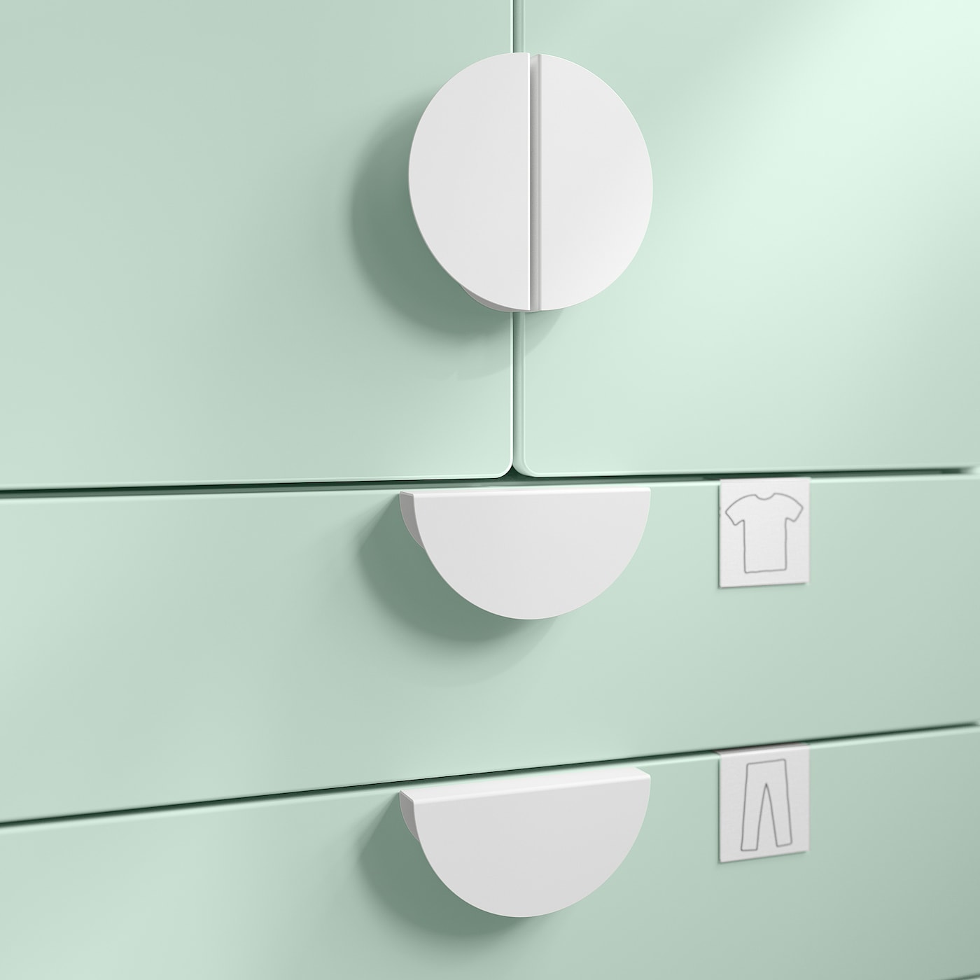 IKEA BEGRIPA Tirador Blanco/semicircular 130 Mm