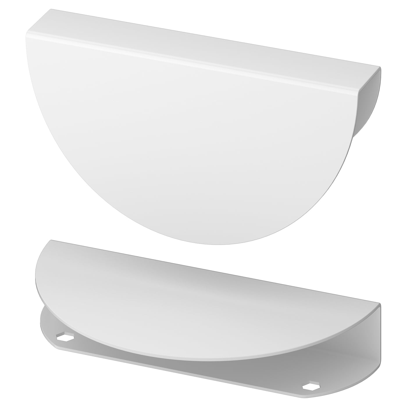 IKEA BEGRIPA Tirador blanco/semicircular 130 mm