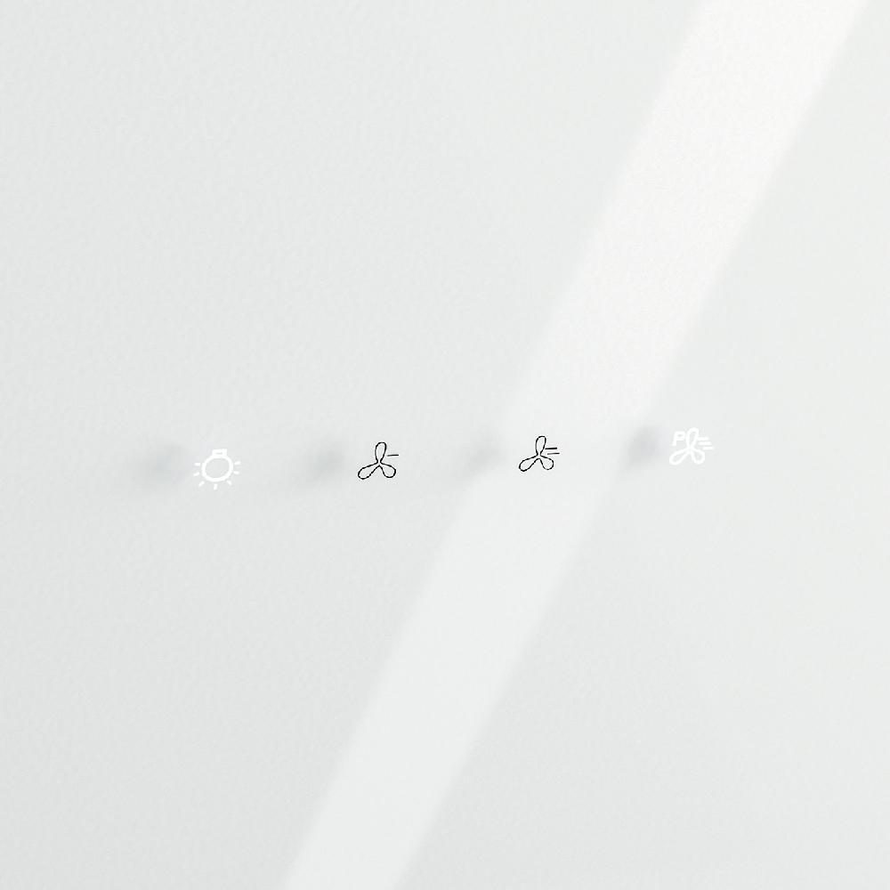 IKEA BEJUBLAD Extractor De Pared Blanco 66 Cm