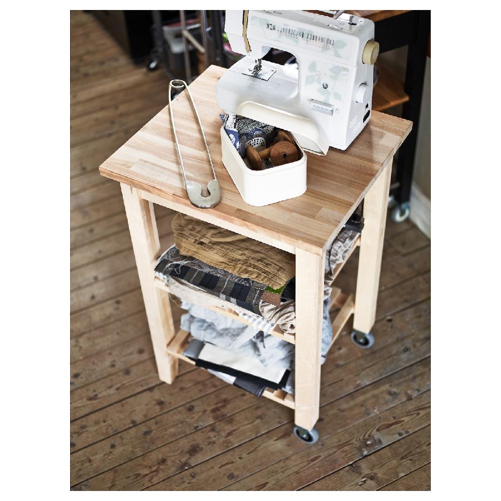 IKEA BEKVÄM Carrito Abedul 58x50 Cm