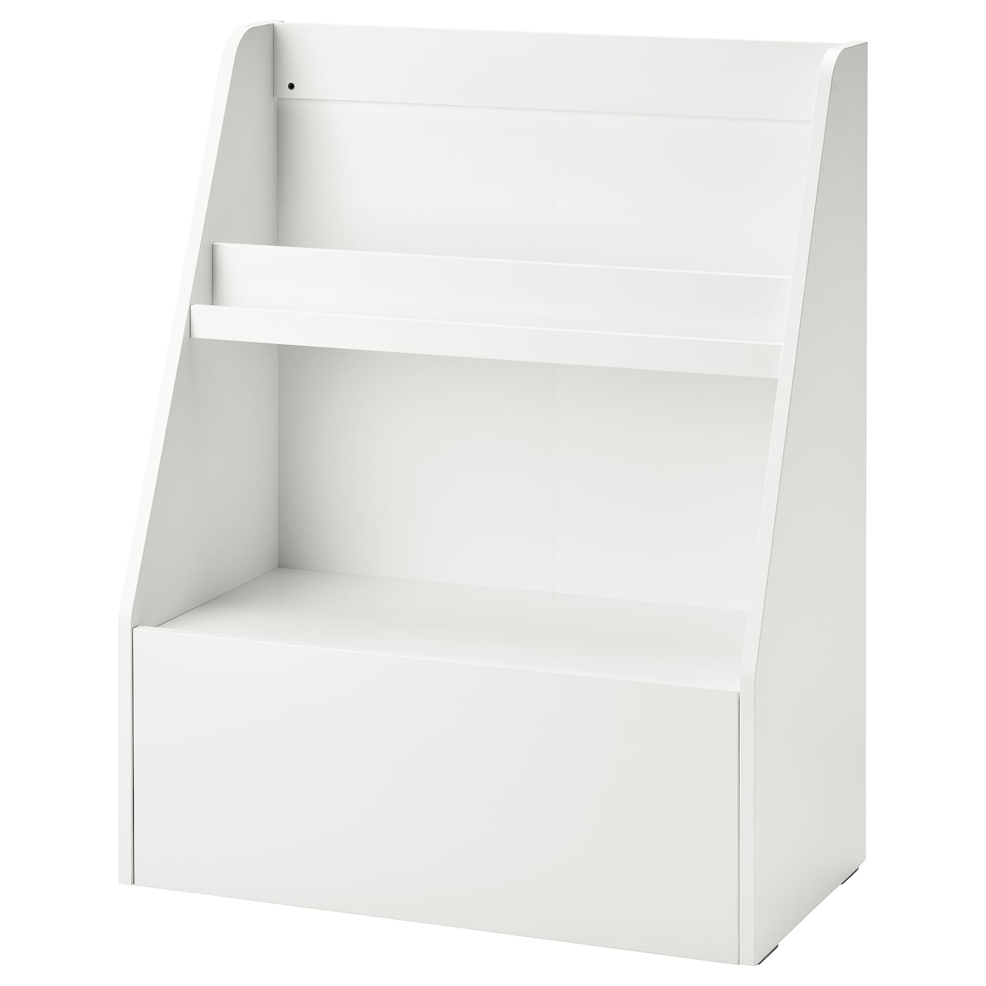 IKEA BERGIG Librería con almacenaje blanco