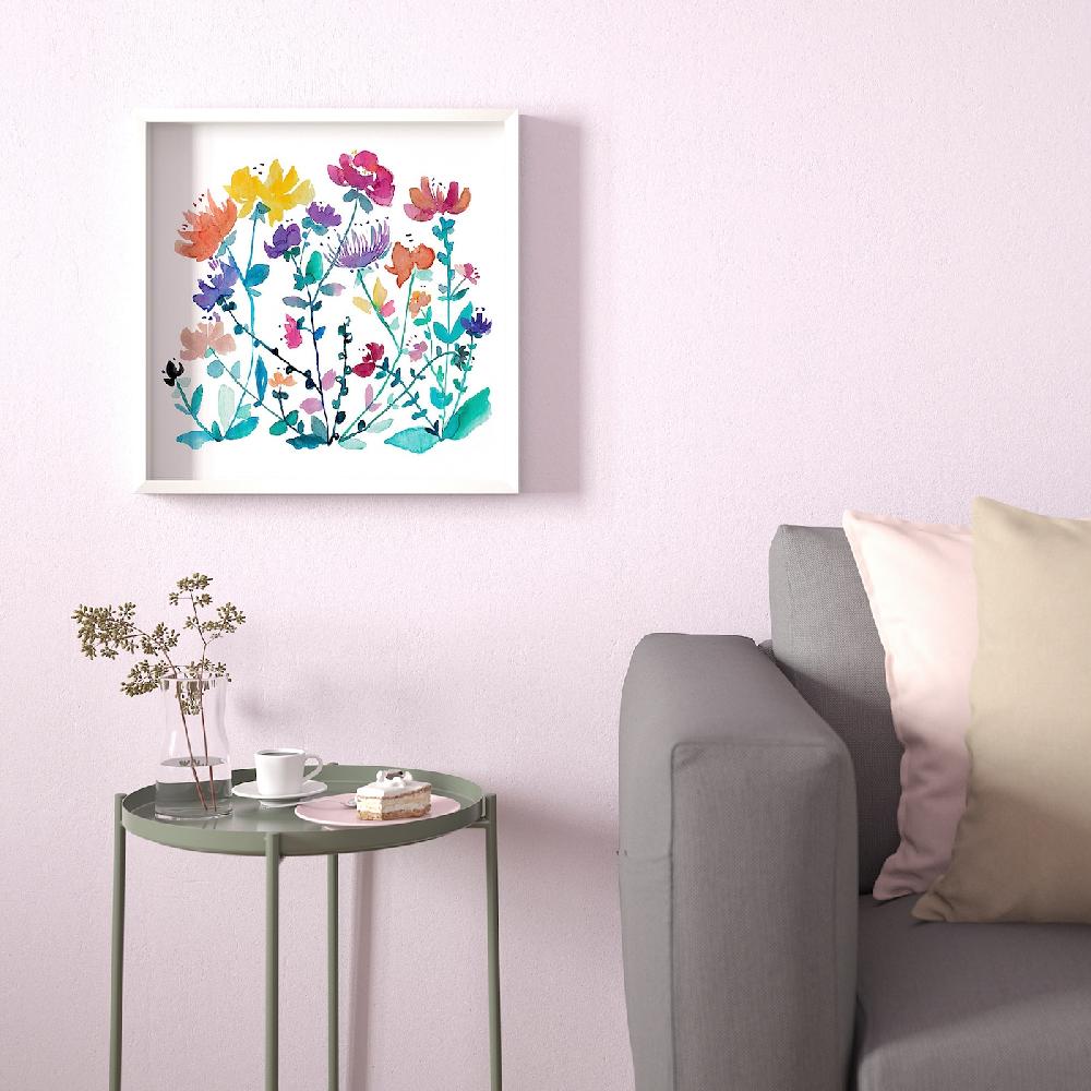 IKEA BILD Lámina Flores Silvestres 50x50 Cm