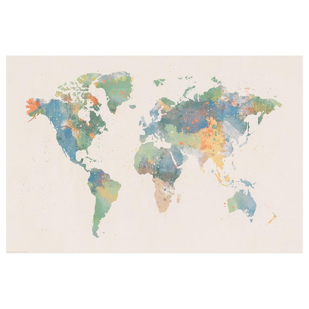 IKEA BILD Lámina mundo de color 91x61 cm