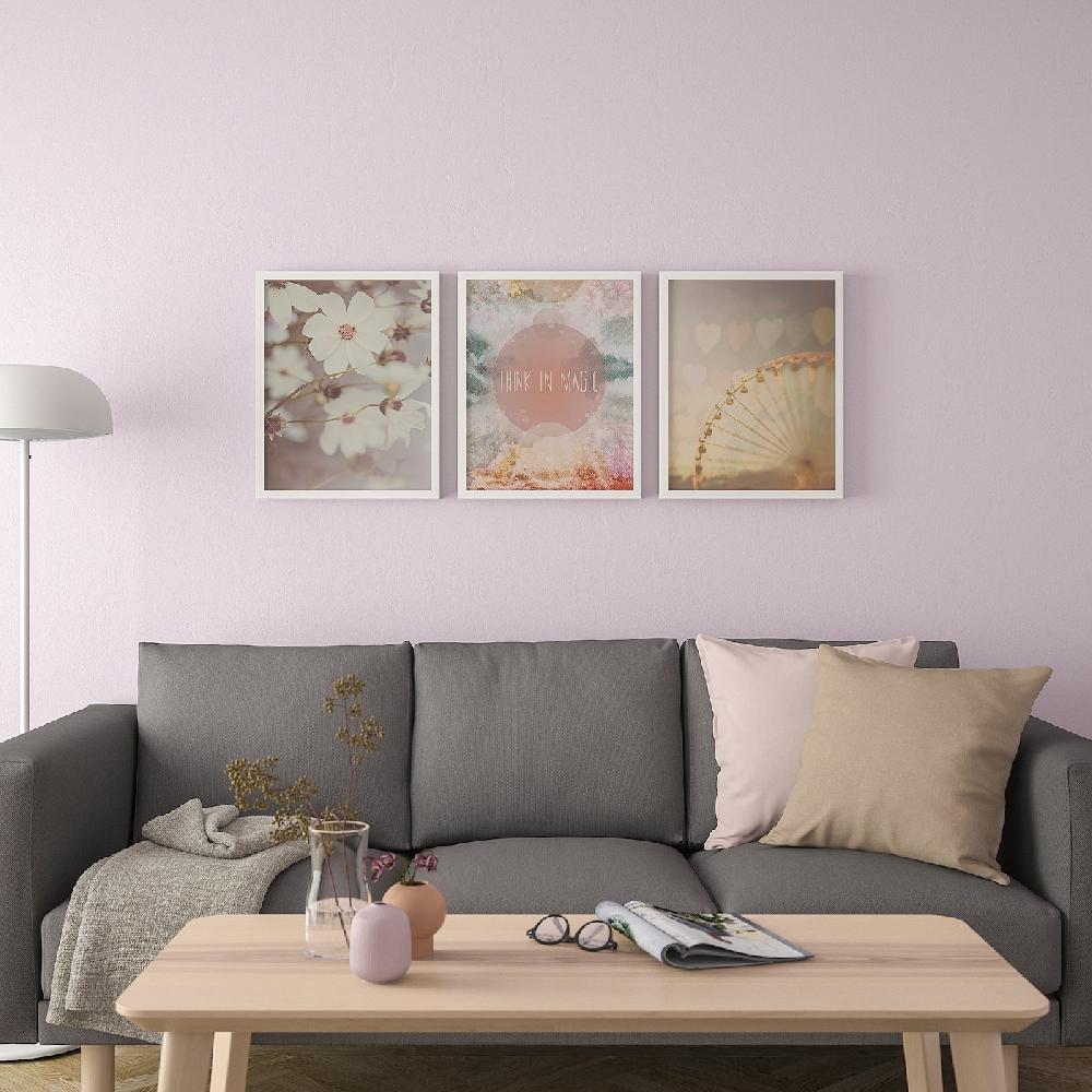 IKEA BILD Lámina Un Mundo Rosa 40x50 Cm