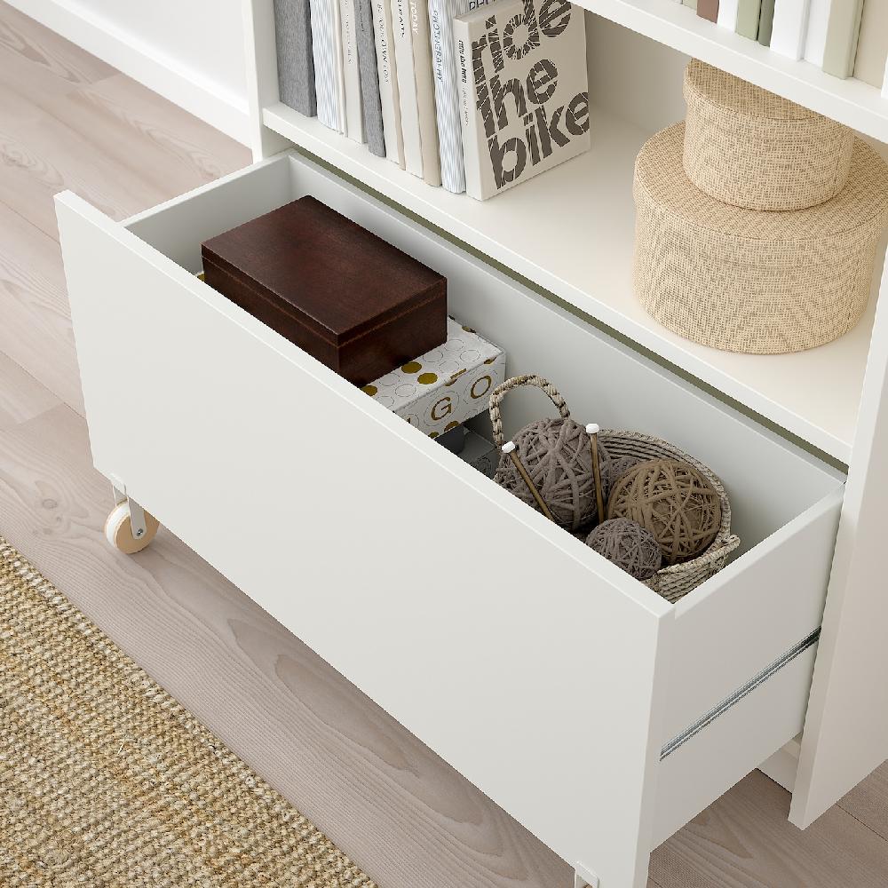 IKEA BILLY Librería Con Cajón Blanco 80x30x202 Cm