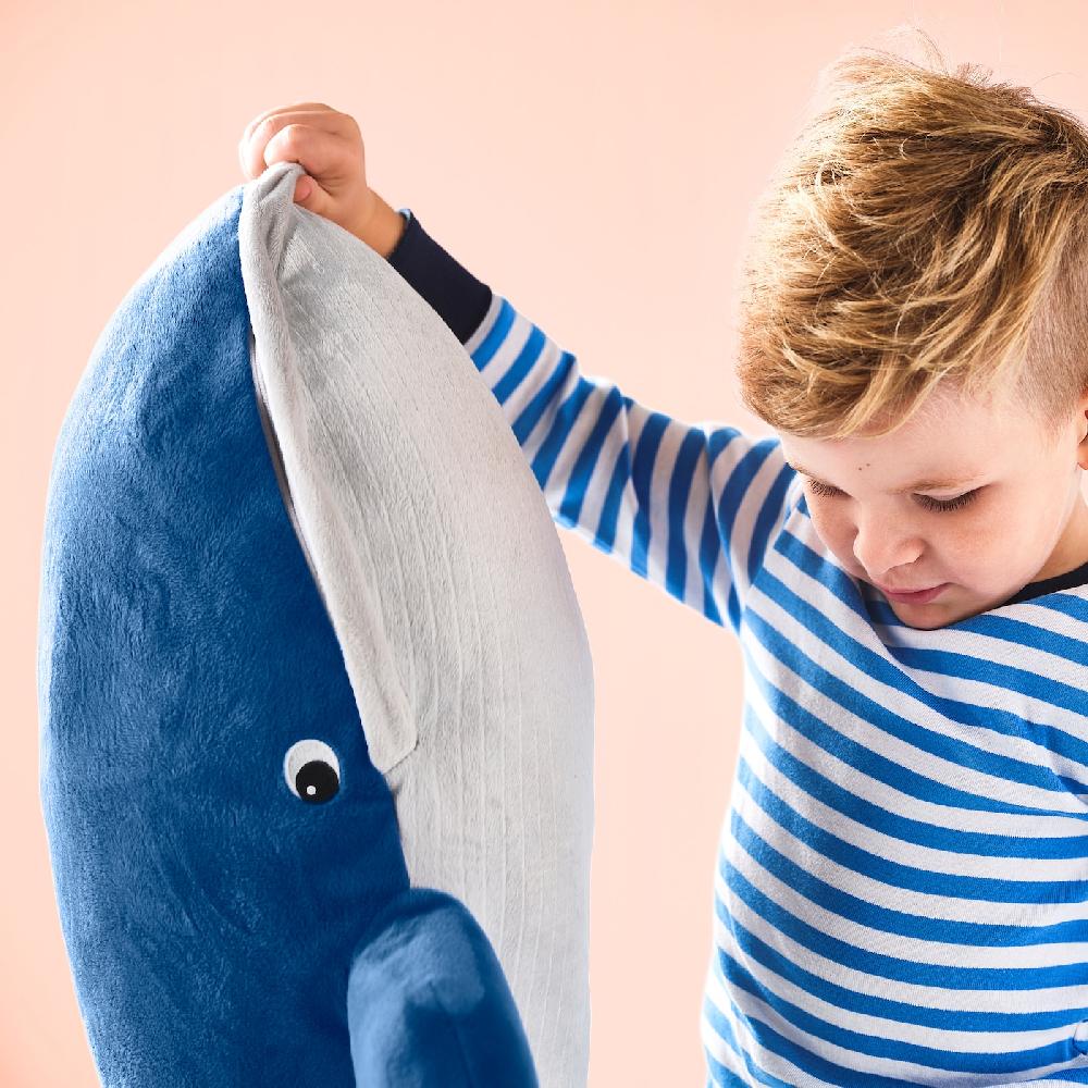 IKEA BLÅVINGAD Peluche Ballena Azul 100 Cm