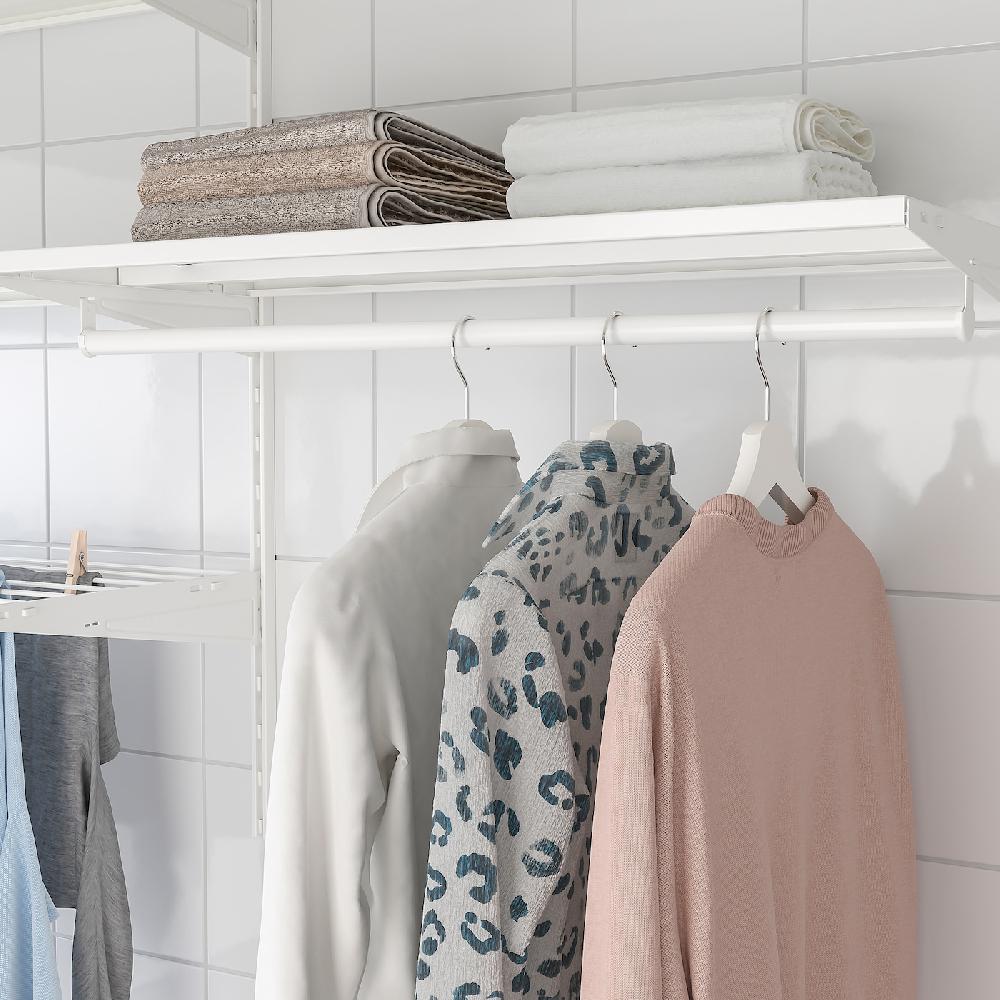 IKEA BOAXEL Balda Metal Blanco 60x40 Cm