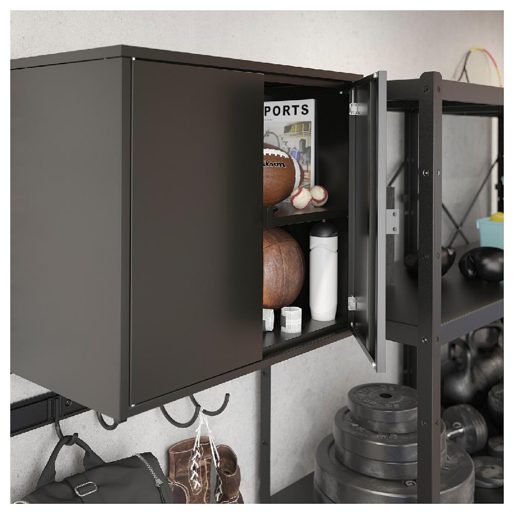 IKEA BROR Armario Negro 76x40x66 Cm