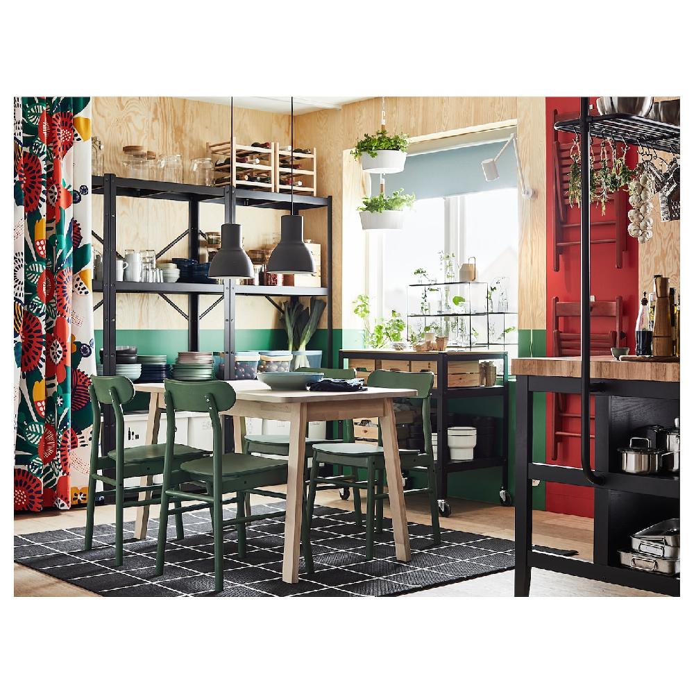 IKEA BROR Balda Negro 84x39 Cm