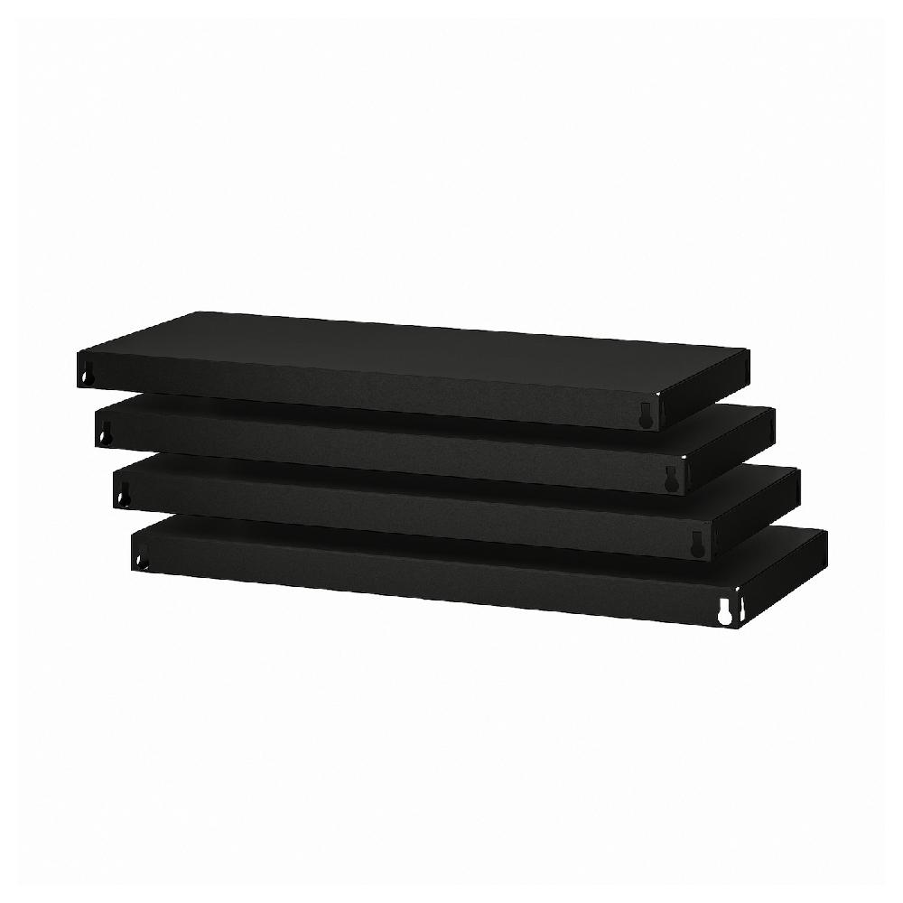 IKEA BROR Balda negro 84x39 cm