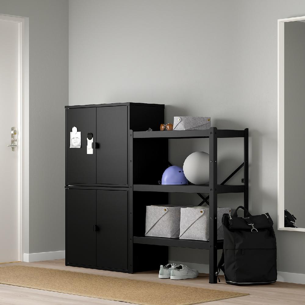 IKEA BROR Estante Con Armario 161x40x133 Cm