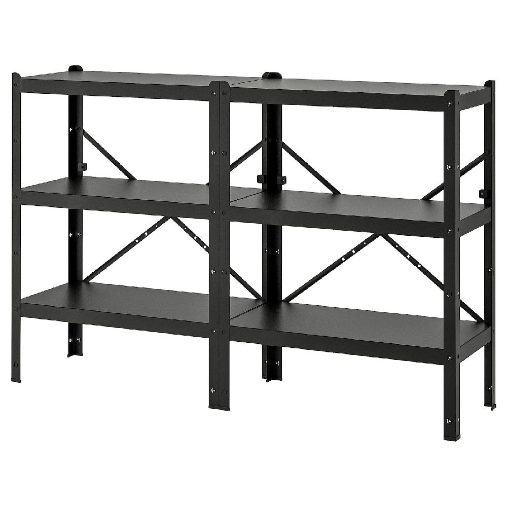 IKEA BROR Estantería negro 170x40x110 cm