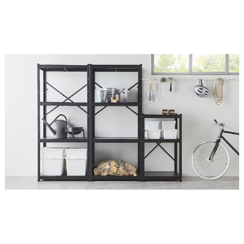 IKEA BROR Estantería Negro 234x55x190 Cm