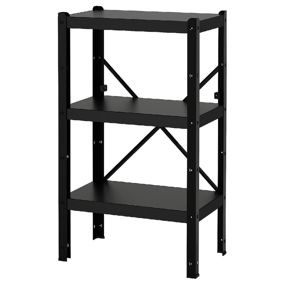 IKEA BROR Estantería negro 65x40x110 cm
