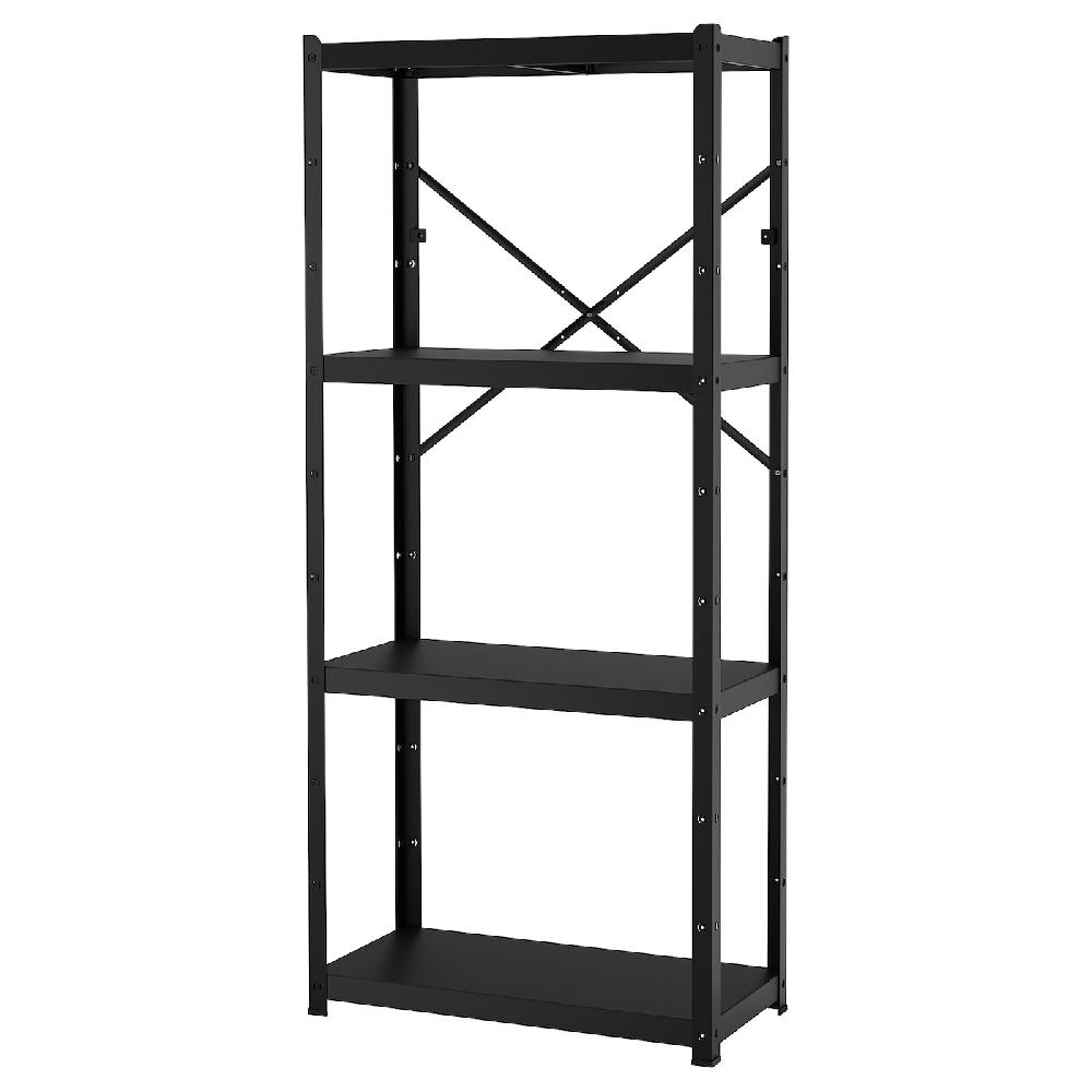 IKEA BROR Estantería negro 85x40x190 cm