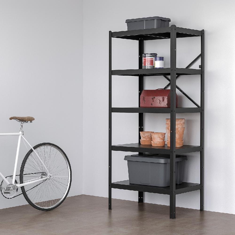 IKEA BROR Estantería Negro 85x55x190 Cm