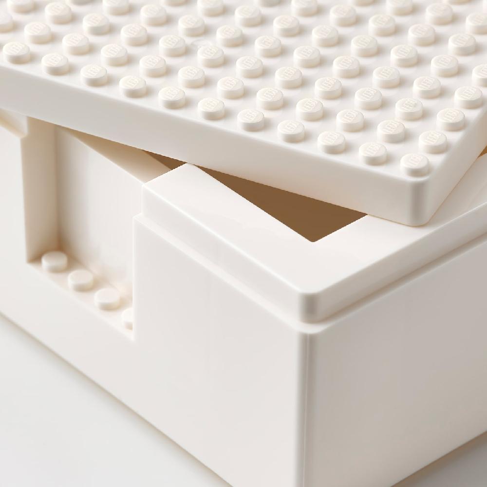 IKEA BYGGLEK Juego 3 Cajas Con Tapa LEGO® Blanco