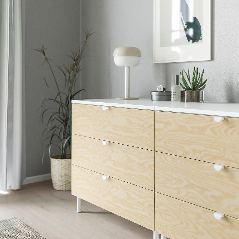 IKEA DRAGSMARK Tirador Clip Blanco 40 Mm