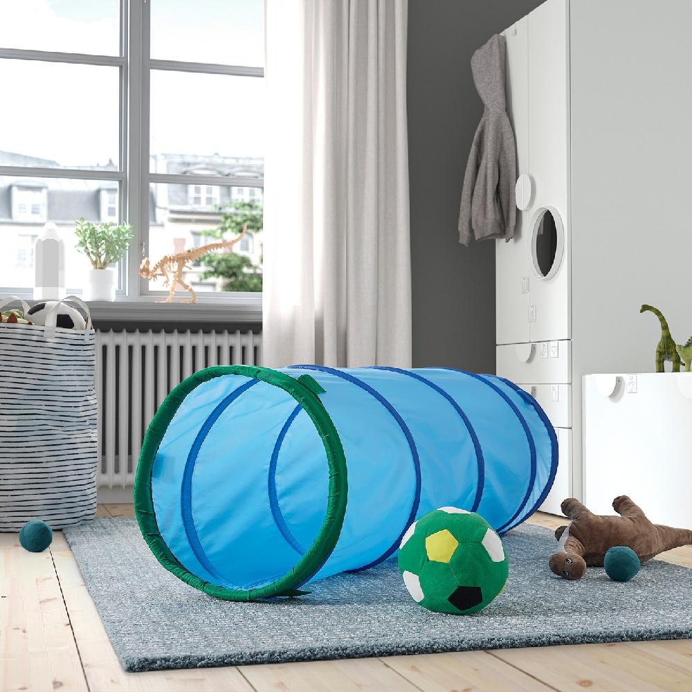 IKEA DVÄRGMÅS Túnel De Juego Azul/verde