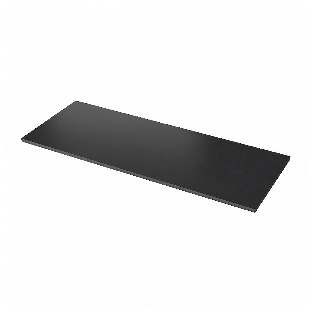 IKEA EKBACKEN Encimera negro/laminado 186x2.8 cm