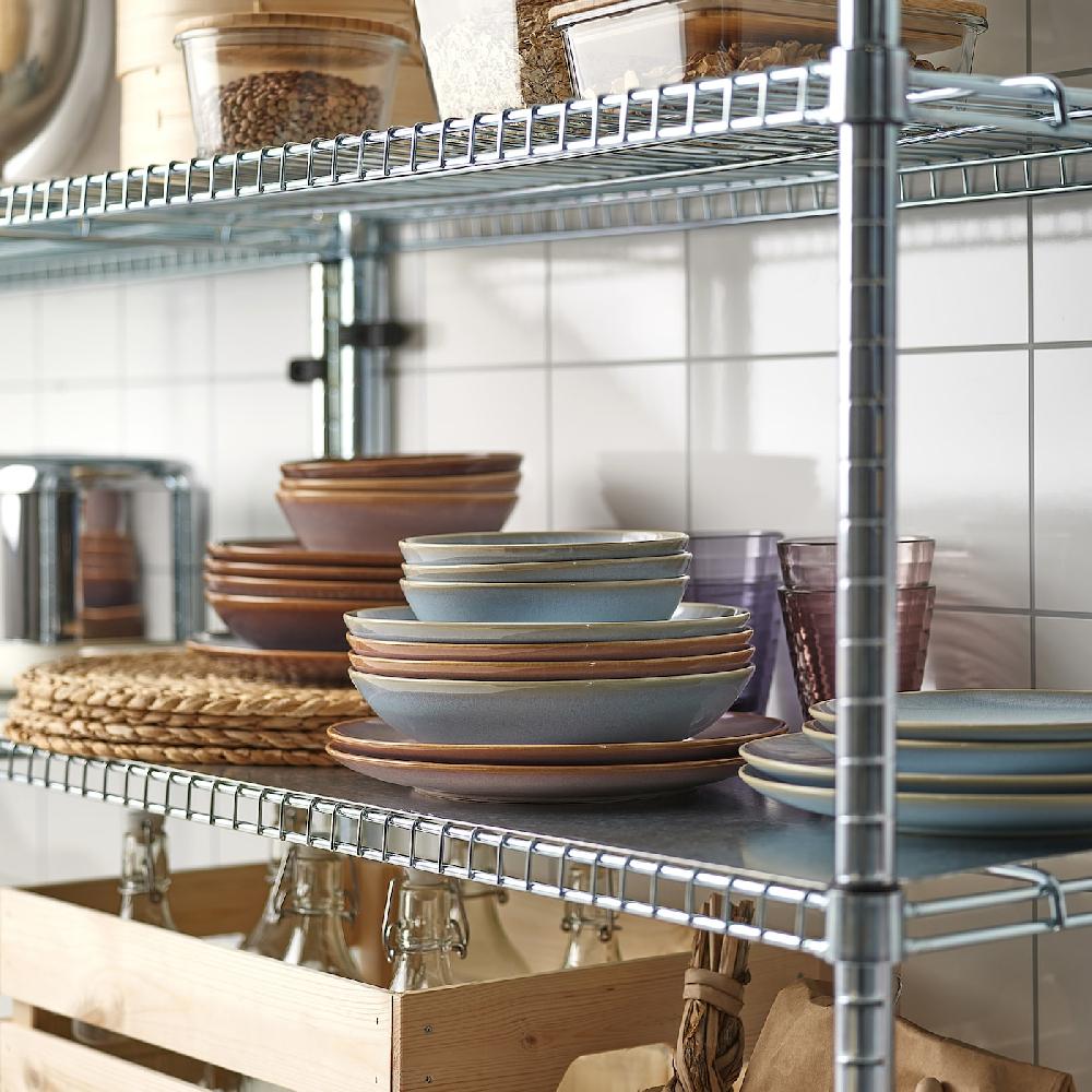 IKEA FÄRGKLAR Vajilla 18 Piezas Rosa Claro