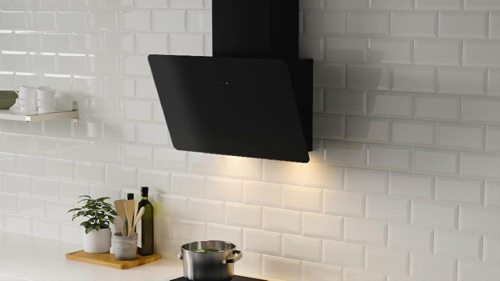 IKEA FINSMAKARE Extractor De Pared Negro 70 Cm