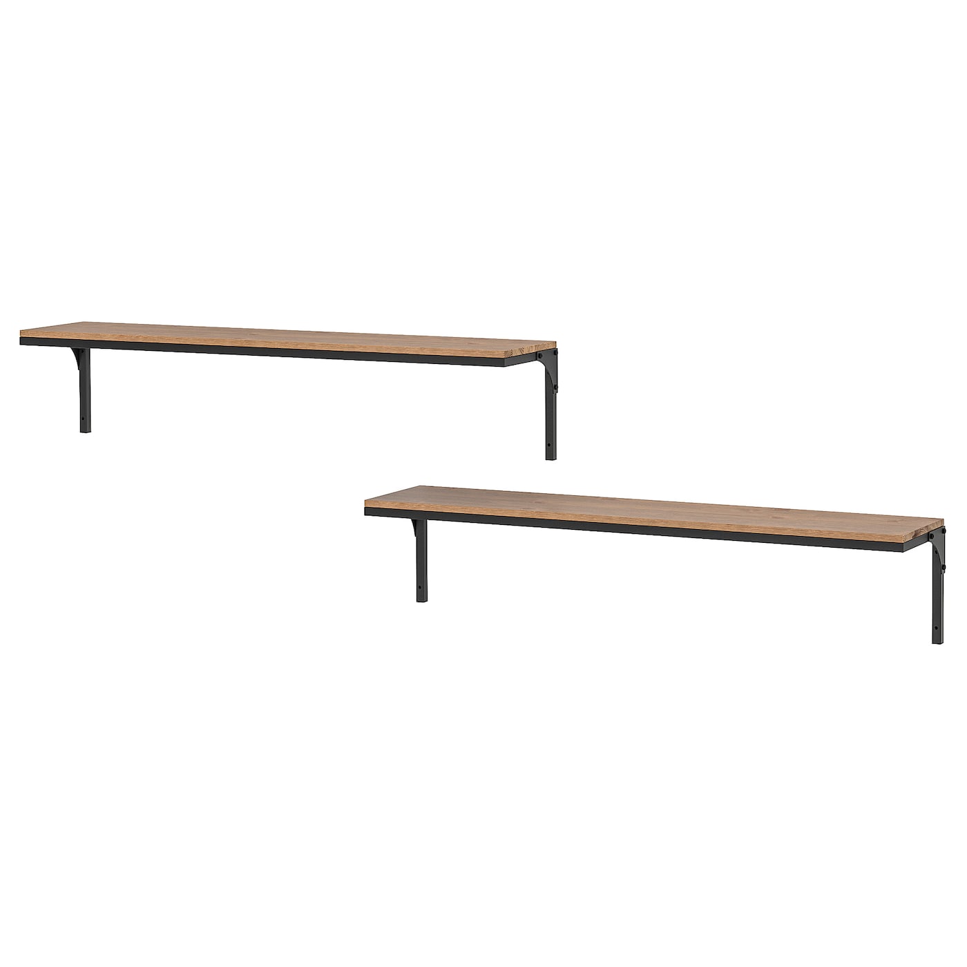 IKEA FJÄLLBO Combinación estantes de pared negro