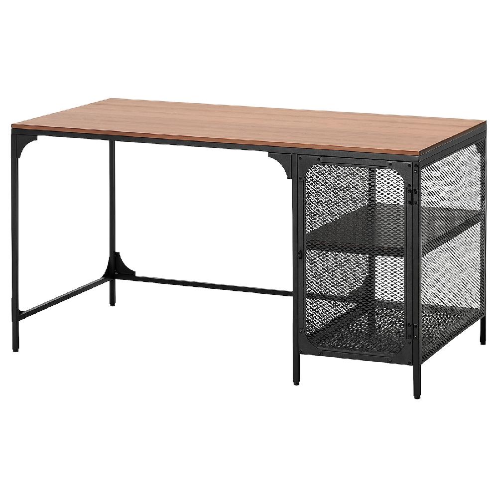 IKEA FJÄLLBO Escritorio negro 140x70 cm