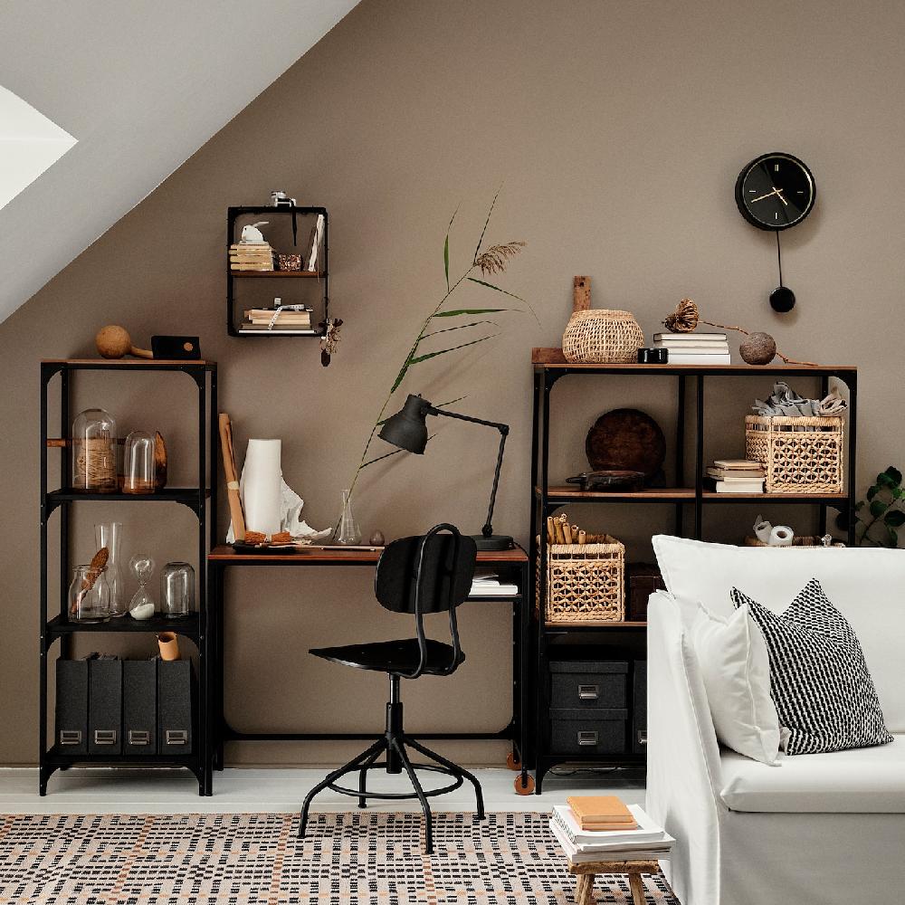 IKEA FJÄLLBO Estantería Negro 100x136 Cm