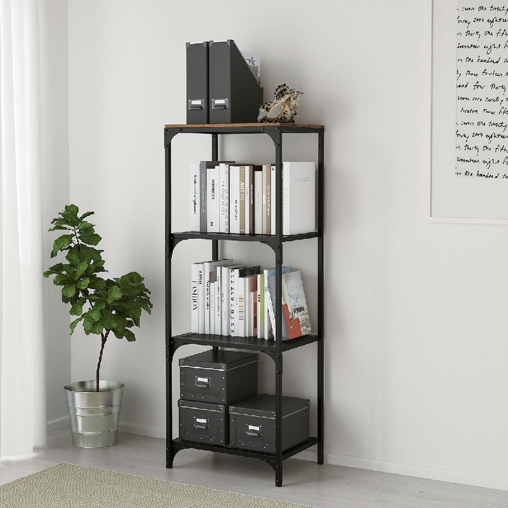 IKEA FJÄLLBO Estantería Negro 51x136 Cm