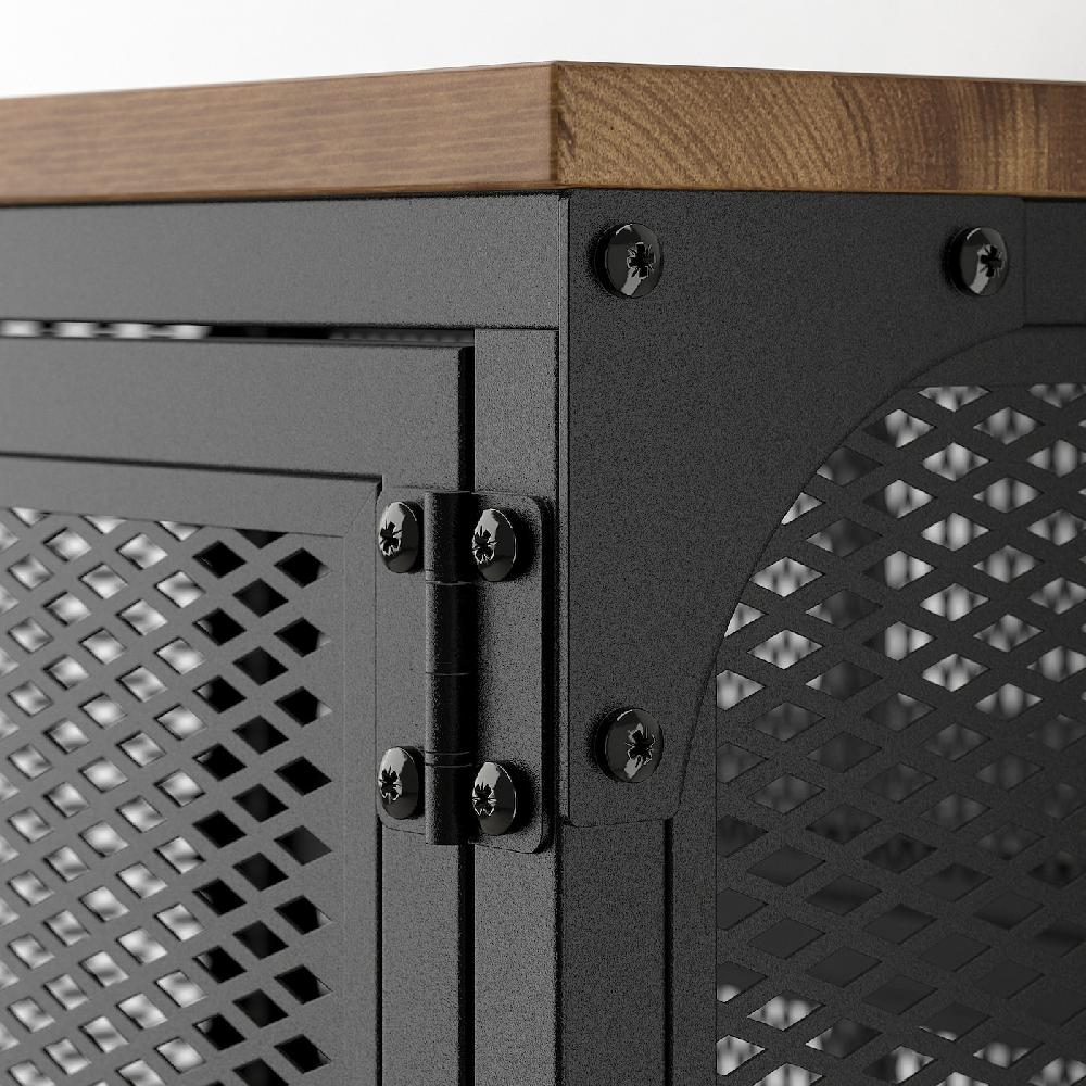 IKEA FJÄLLBO Mesa De Almacenaje Negro 68x68x48 Cm