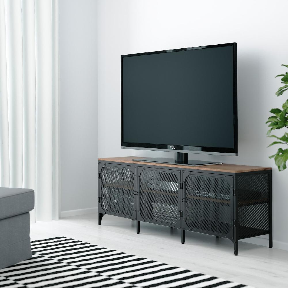 IKEA FJÄLLBO Mueble TV Negro 150x36x54 Cm