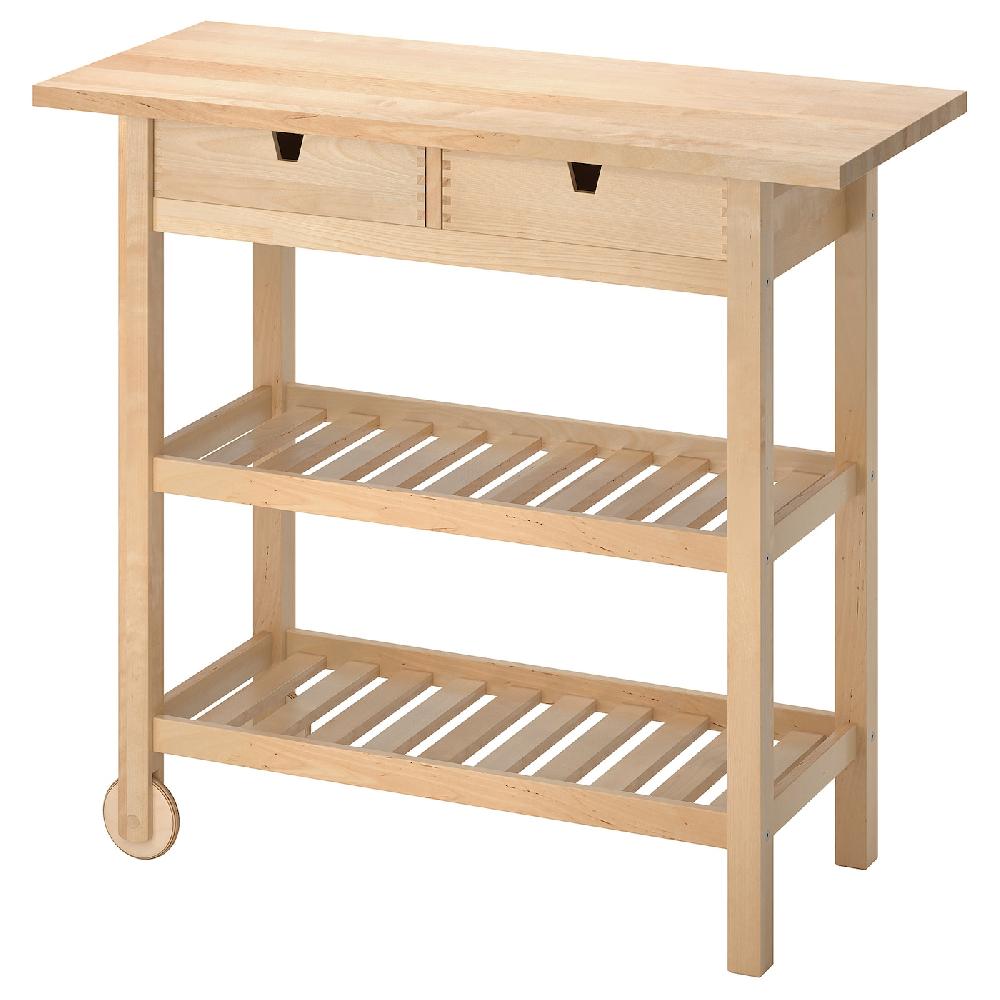IKEA FÖRHÖJA Carrito Abedul 100x43 Cm
