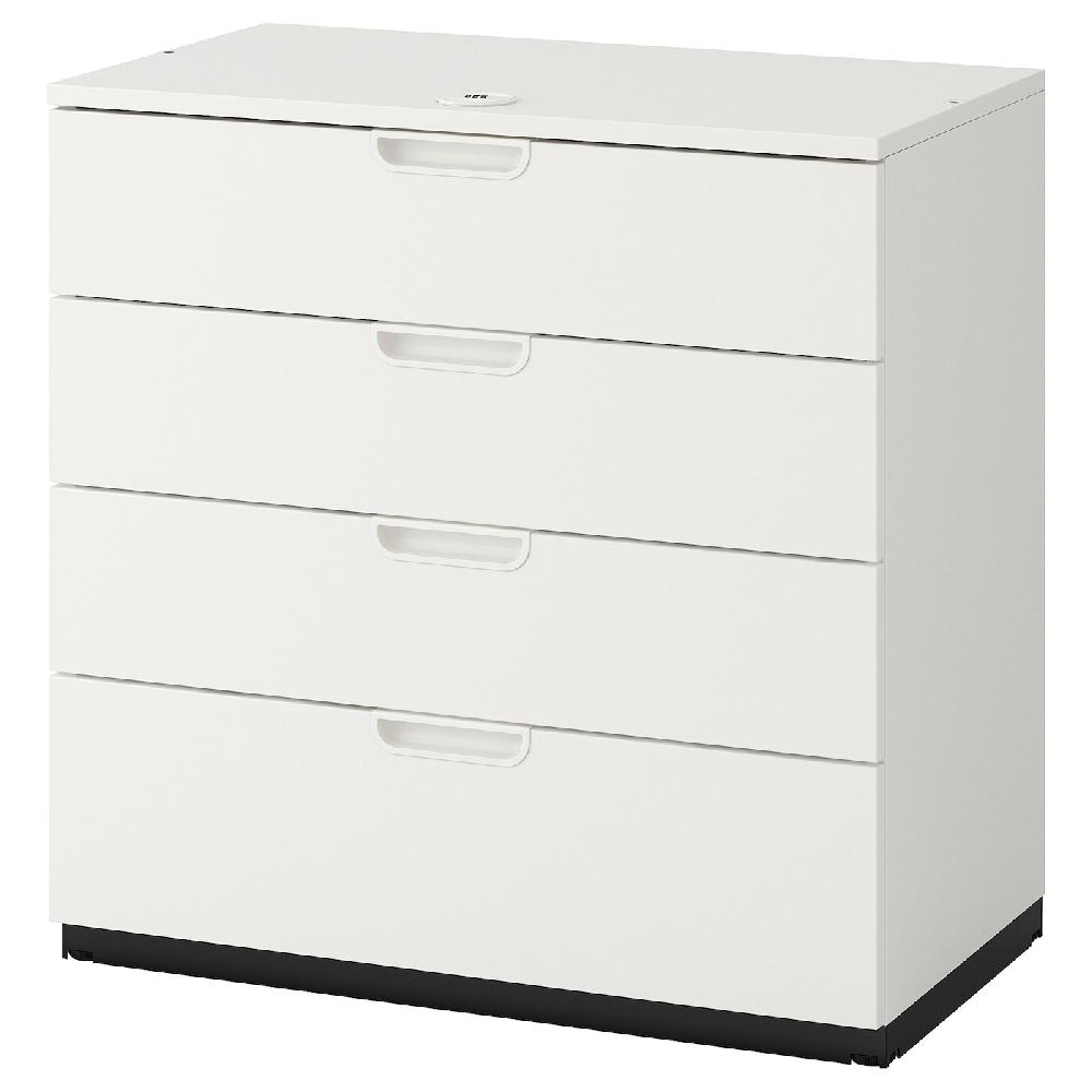 IKEA GALANT Cajonera blanco 80x80 cm
