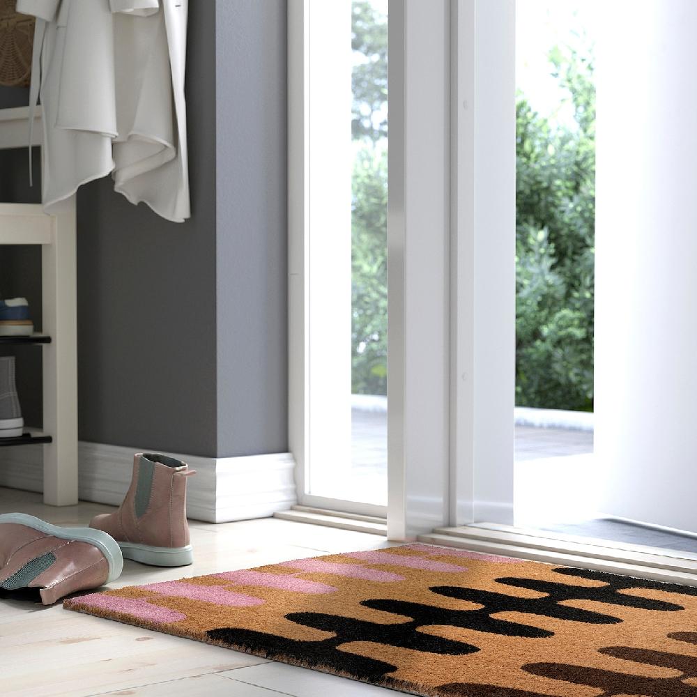 IKEA GÅNGYTA Felpudo Natural/beige 60x90 Cm