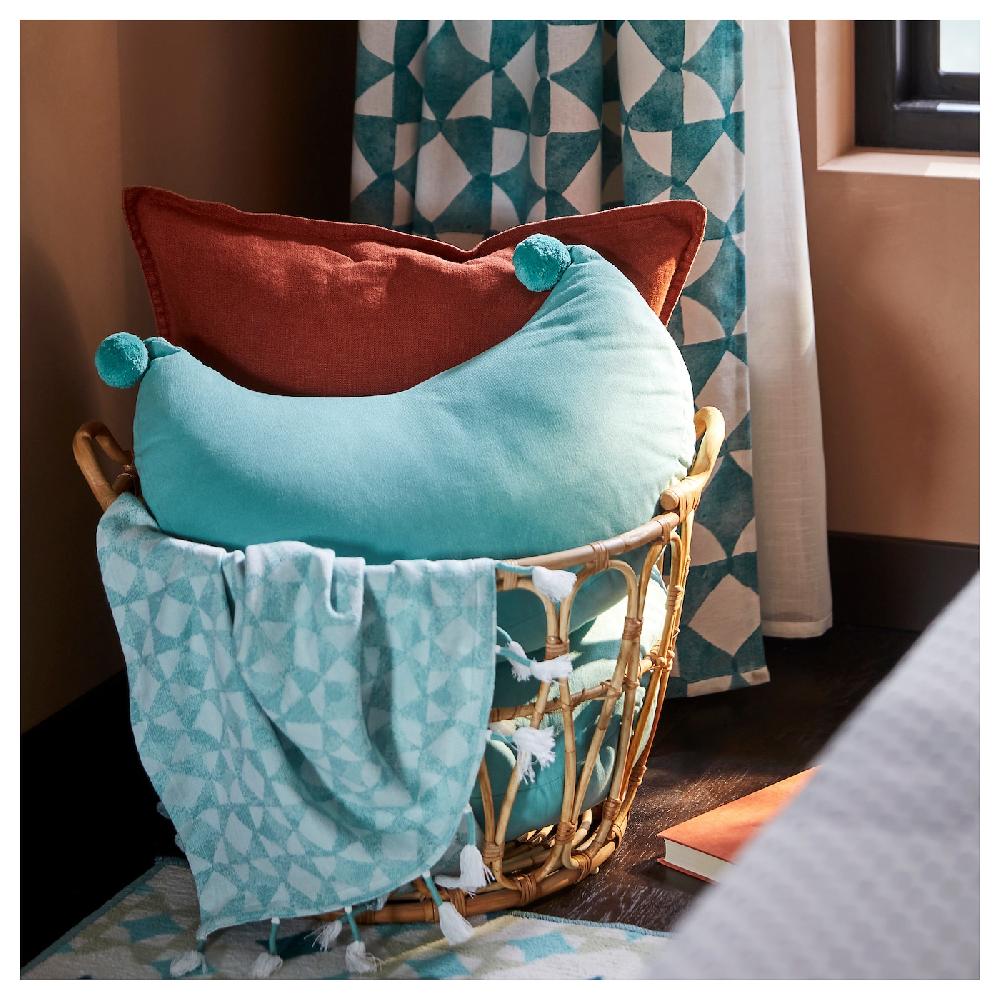 IKEA GOKVÄLLÅ Cojín Azul 45x34x8 Cm