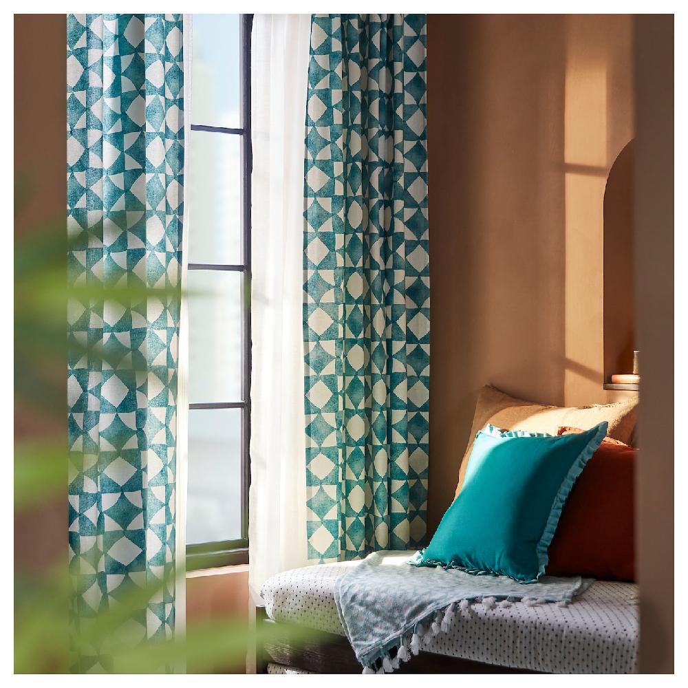 IKEA GOKVÄLLÅ Cortina Azul 145x300 Cm