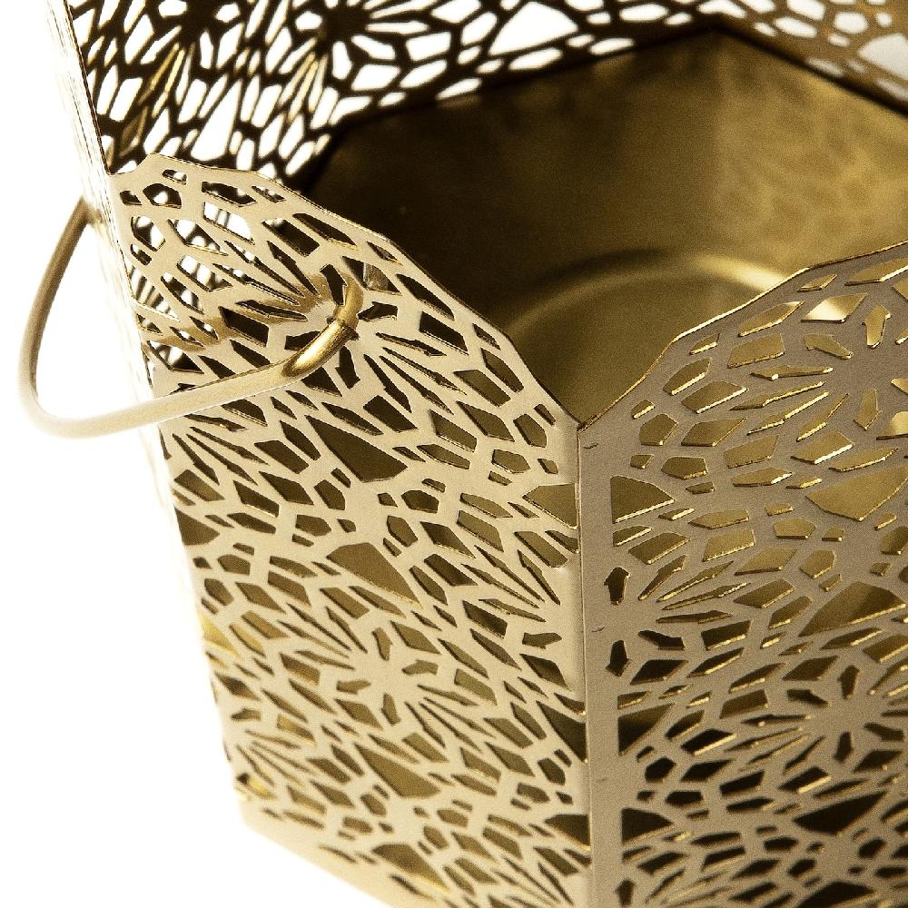 IKEA GOKVÄLLÅ Farolillo Dorado 16x16x24 Cm