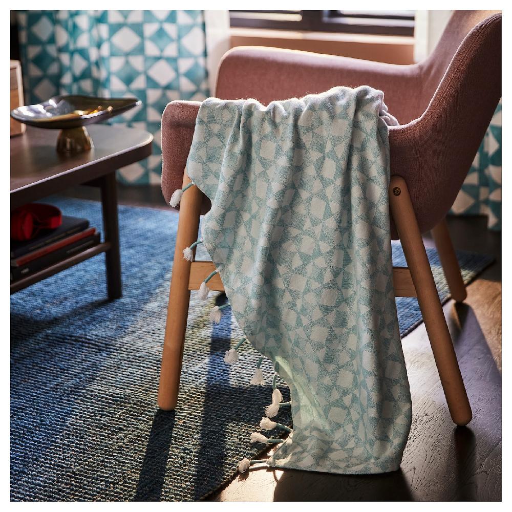 IKEA GOKVÄLLÅ Manta Azul 130x170 Cm
