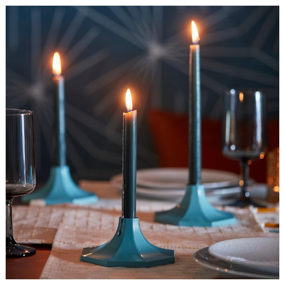 IKEA GOKVÄLLÅ Portavela Azul 14x6 Cm