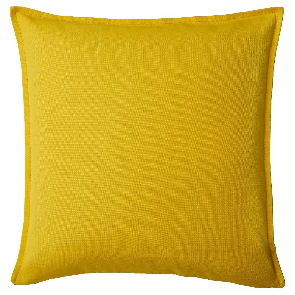 IKEA GURLI Funda de cojín amarillo 50x50 cm
