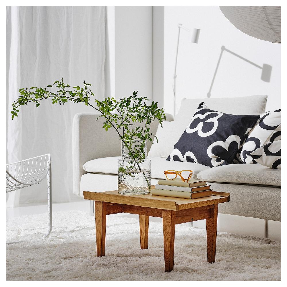 IKEA GUTTANE Mesa Auxiliar Roble 58x39 Cm