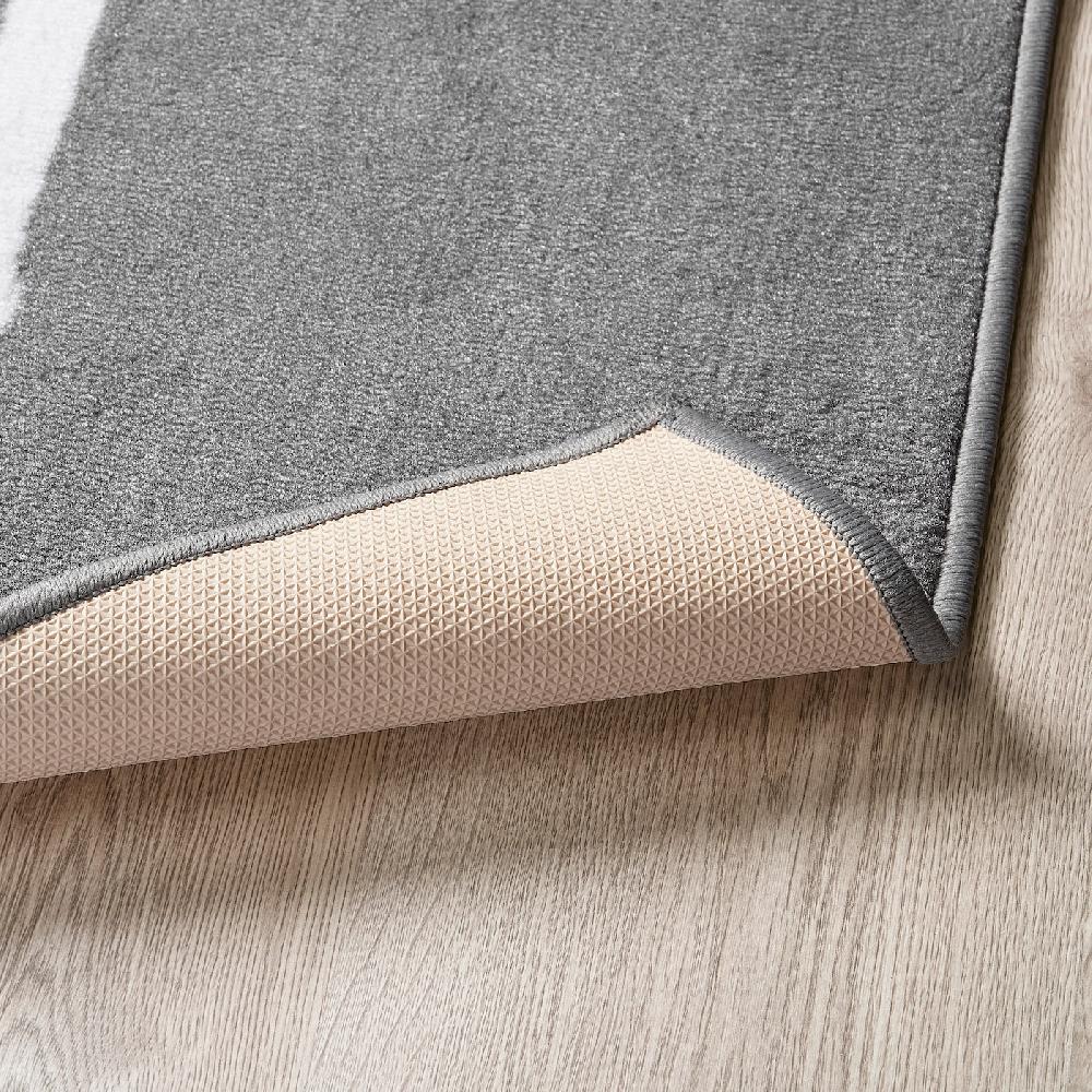 IKEA HEMMAHOS Alfombra Gris 100x160 Cm