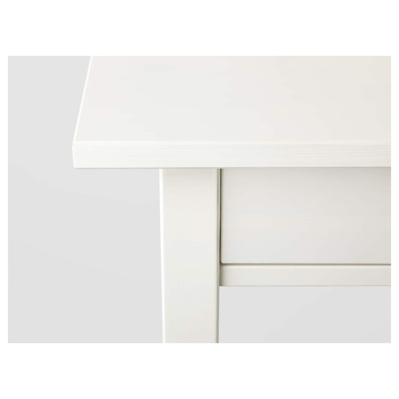 IKEA HEMNES Mesita De Noche Tinte Blanco 46x35 Cm