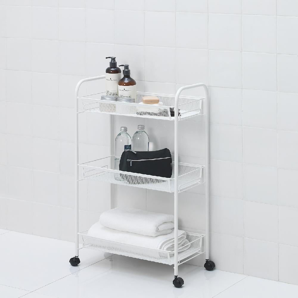 IKEA HORNAVAN Carrito Blanco 26x48x77 Cm