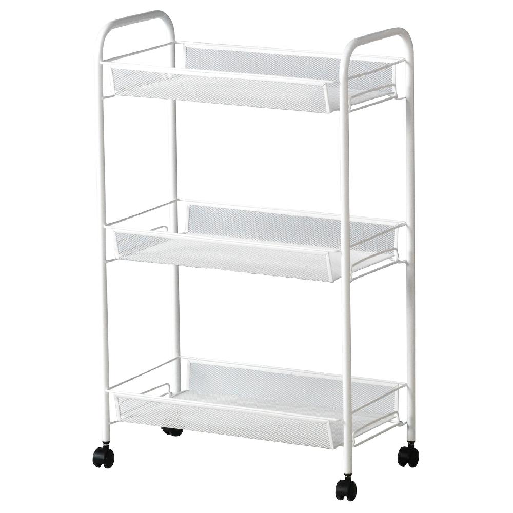 IKEA HORNAVAN Carrito blanco 26x48x77 cm
