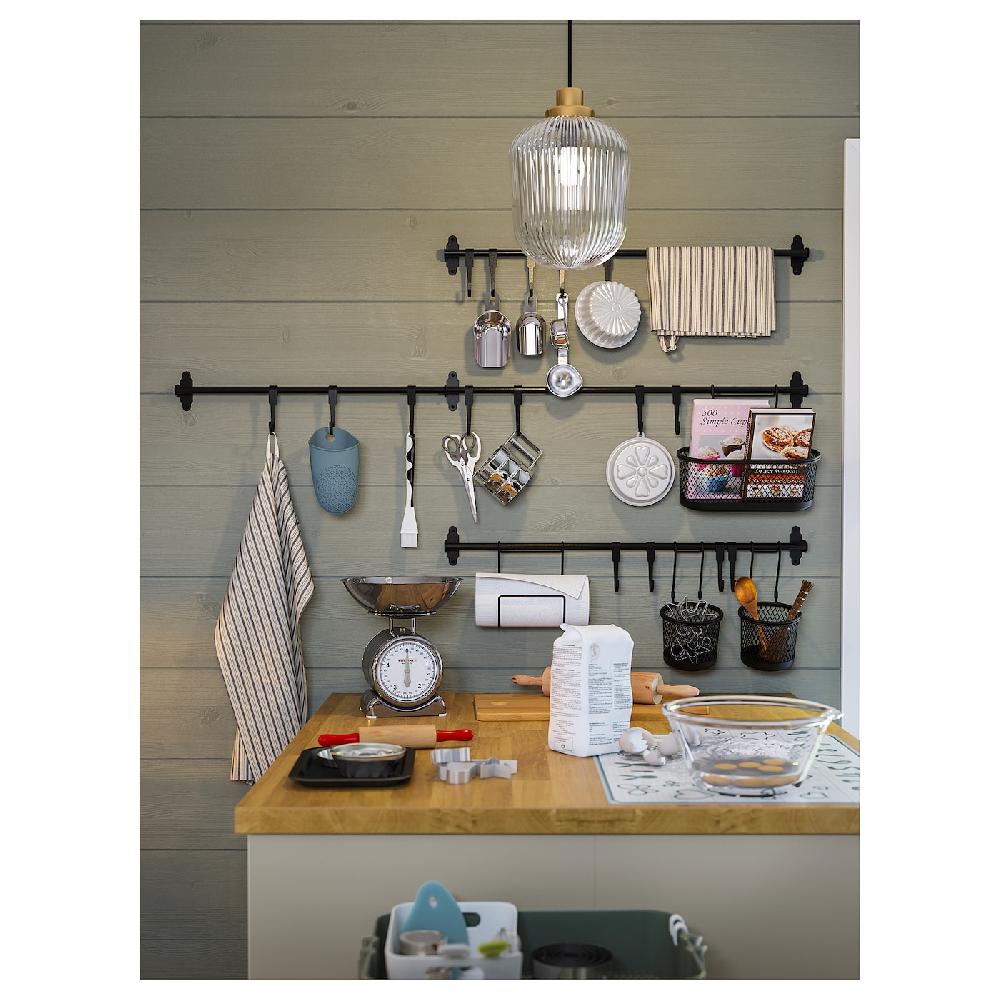 IKEA HULTARP Portarrollos De Papel Cocina Negro