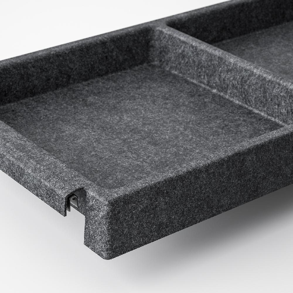 IKEA IVAR Balda Gris Oscuro/fieltro 83x30 Cm